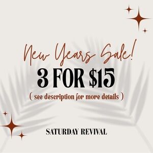 ✨✨ New Year’s Sale ✨✨